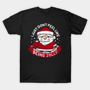 Funny Santa - Not So Jolly Old Saint Nick T-Shirt